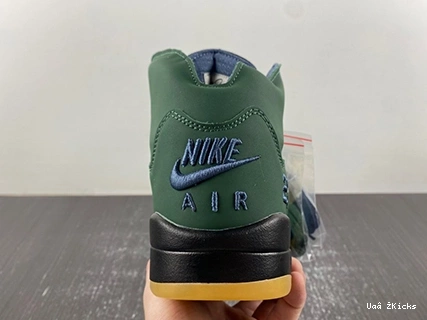 5128 Unique 5 Jordan "Navy Air Green” FZ5758- 553 0913